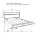 Miranda Panel Platform Storage Bed - Furniture Stars (Chicago, IL)