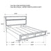Miranda Panel Platform Storage Bed - Furniture Stars (Chicago, IL)
