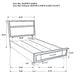 Miranda Panel Platform Storage Bed - Furniture Stars (Chicago, IL)