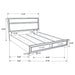Miranda Panel Platform Storage Bed - Furniture Stars (Chicago, IL)