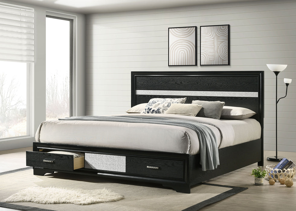 Miranda Panel Platform Storage Bed - Furniture Stars (Chicago, IL)