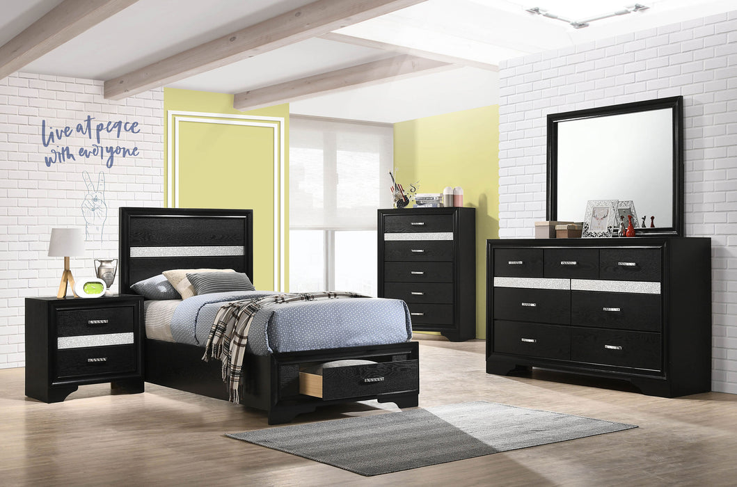 Miranda Panel Platform Storage Bed - Furniture Stars (Chicago, IL)