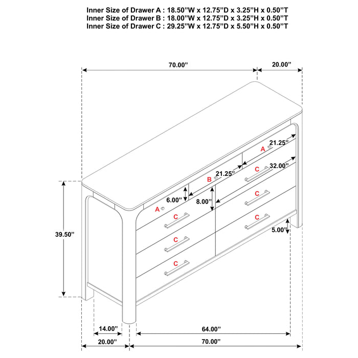 Solano Dresser - Furniture Stars (Chicago, IL)
