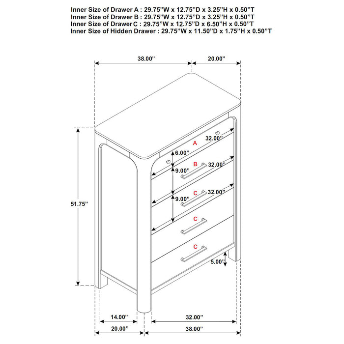 Solano Chest of Drawers - Furniture Stars (Chicago, IL)
