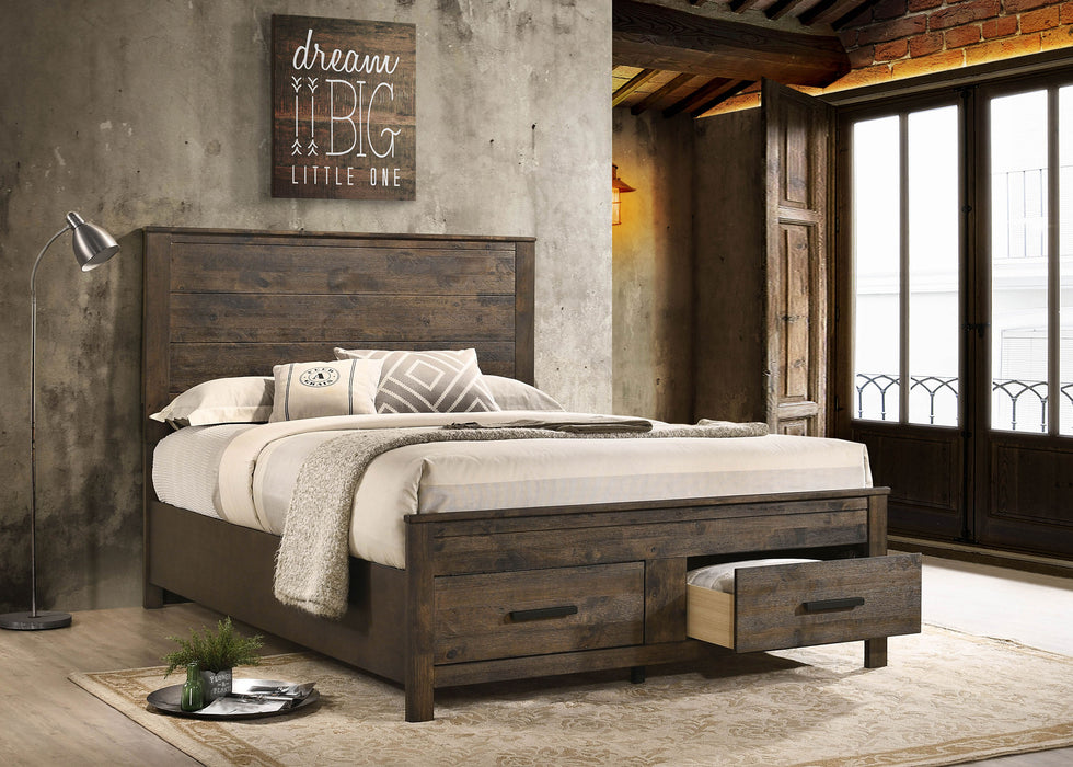 Woodmont Panel Platform Storage Bed - Furniture Stars (Chicago, IL)