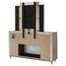 Lorient LED Dresser with LED Mirror and Flame Visualizer - Furniture Stars (Chicago, IL)