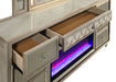 Lorient LED Dresser with LED Mirror and Flame Visualizer - Furniture Stars (Chicago, IL)