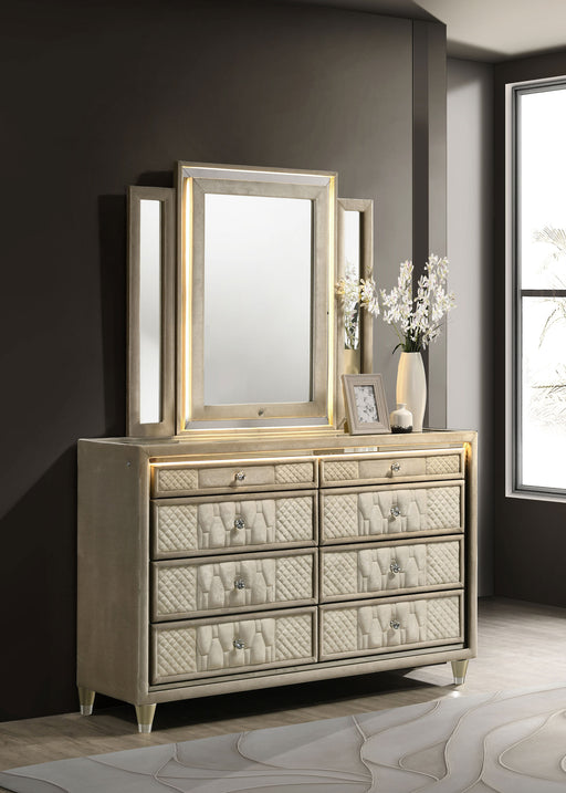 Lorient LED Dresser with LED Mirror - Furniture Stars (Chicago, IL)