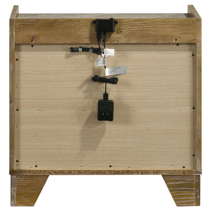 Henderson Nightstand with LED Lighting - Furniture Stars (Chicago, IL)