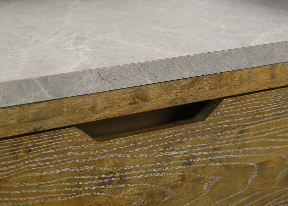 Henderson Nightstand with LED Lighting - Furniture Stars (Chicago, IL)