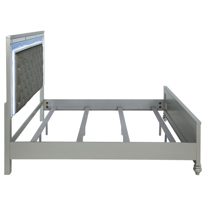 Gunnison Panel Bed with LED Lighting - Furniture Stars (Chicago, IL)