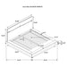 Winslow Panel Platform Bed - Furniture Stars (Chicago, IL)