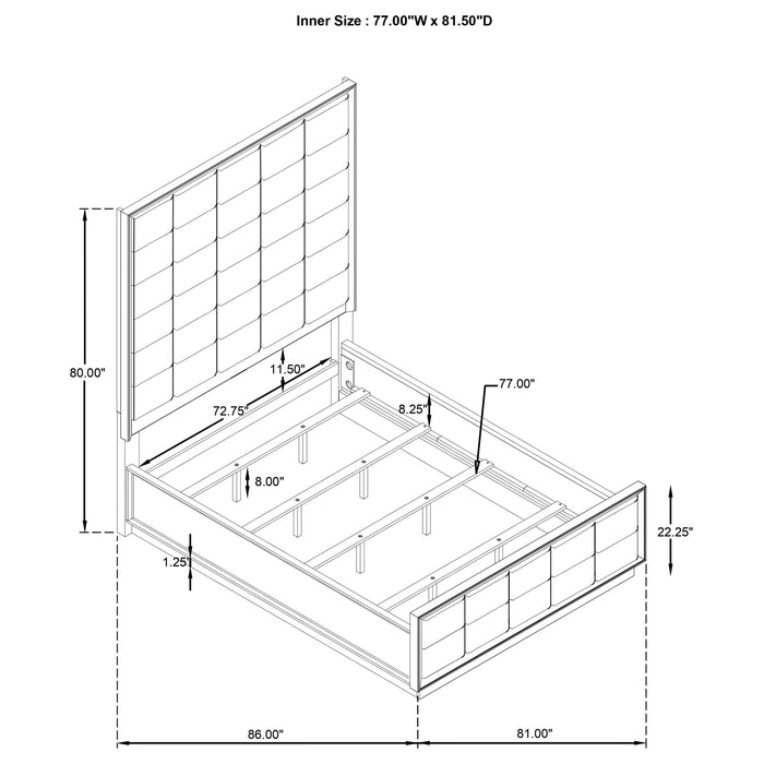 Durango 4 Pc Bedroom Set - Furniture Stars (Chicago, IL)