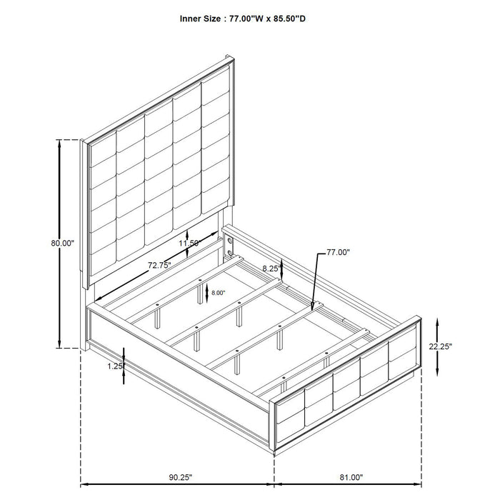 Durango 4 Pc Bedroom Set - Furniture Stars (Chicago, IL)