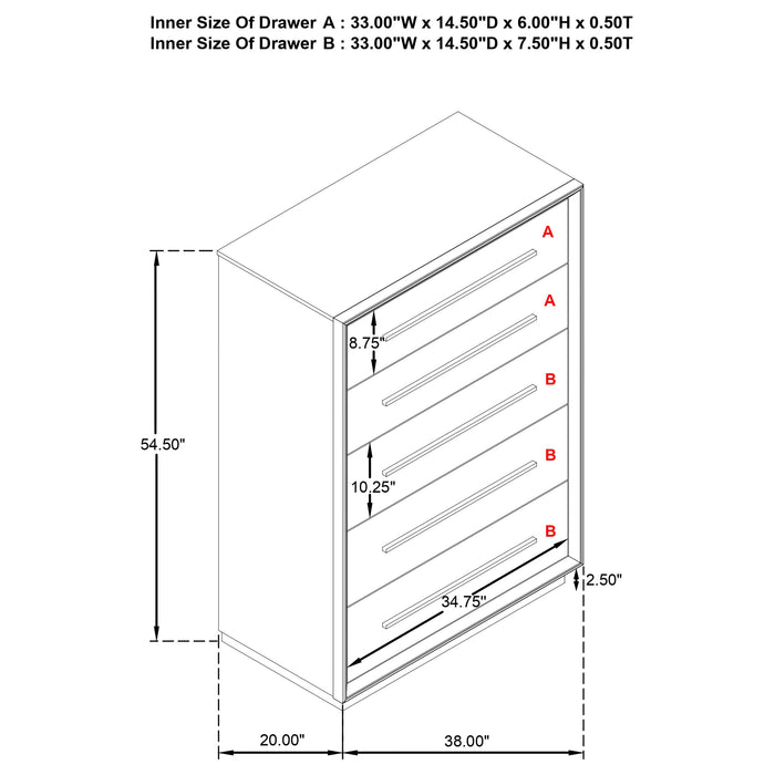 Durango Chest of Drawers - Furniture Stars (Chicago, IL)