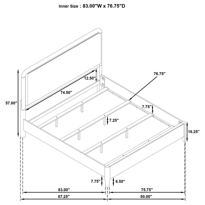 Maderia Panel Bed - Furniture Stars (Chicago, IL)