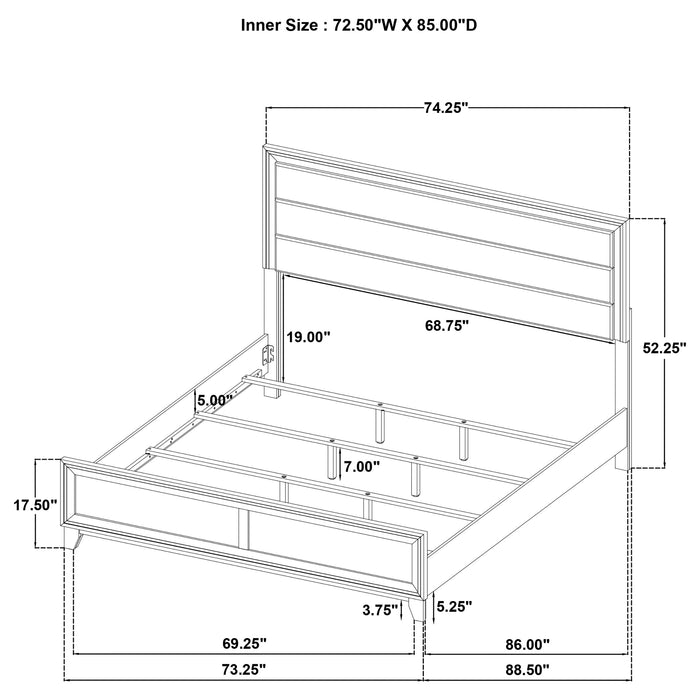 Welsley Panel Bed - Furniture Stars (Chicago, IL)