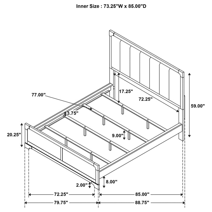 Gran Park Panel Bed - Furniture Stars (Chicago, IL)