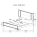 Marmore 4 Pc Bedroom Set - Furniture Stars (Chicago, IL)