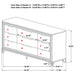 Marmore 4 Pc Bedroom Set - Furniture Stars (Chicago, IL)