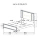 Marmore 4 Pc Bedroom Set - Furniture Stars (Chicago, IL)
