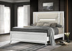 Marmore Panel Bed with LED Lighting - Furniture Stars (Chicago, IL)