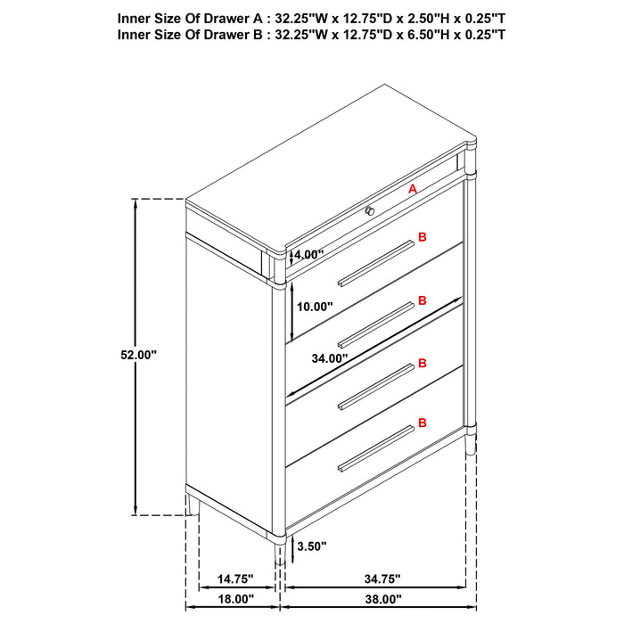 Gracemont Chest of Drawers - Furniture Stars (Chicago, IL)