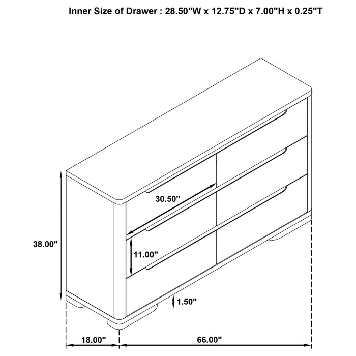 Ladera Dresser - Furniture Stars (Chicago, IL)