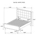 Robyn Panel Platform Bed - Furniture Stars (Chicago, IL)