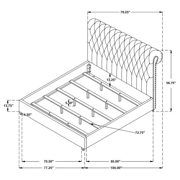 Devon Panel Bed - Furniture Stars (Chicago, IL)