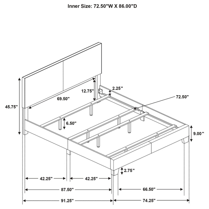 Dorian Panel Bed - Furniture Stars (Chicago, IL)