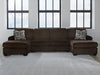 Kimlee Sectional with Double Chaise - Furniture Stars (Chicago, IL)
