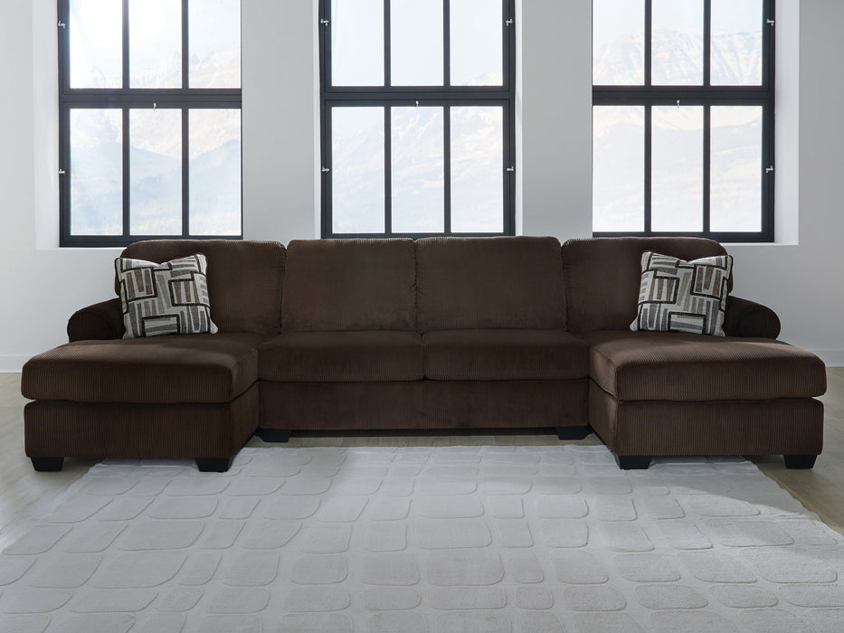 Kimlee Sectional with Double Chaise - Furniture Stars (Chicago, IL)