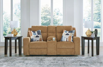 Kanlow Reclining Loveseat with Console - Furniture Stars (Chicago, IL)