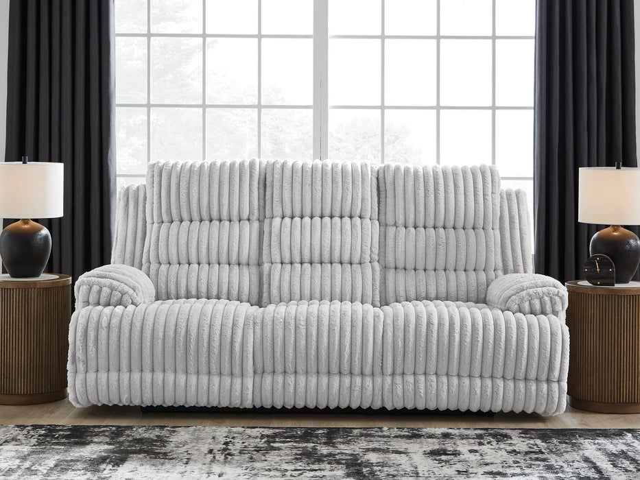 Rhines Falls Power Reclining Sofa with Drop Down Table