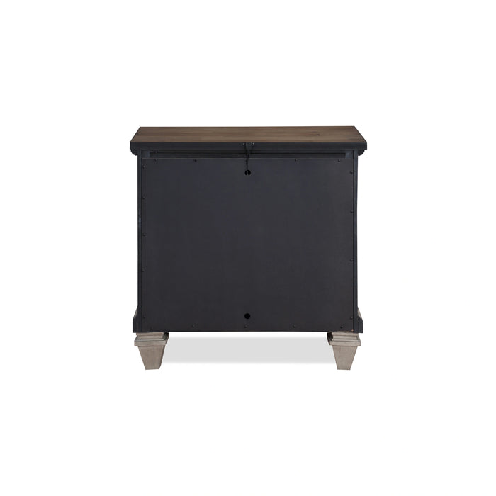 Mariana Nightstand W/Usb-Vintage Creme