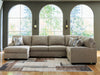 Newellen Sleeper Sectional with Chaise - Furniture Stars (Chicago, IL)