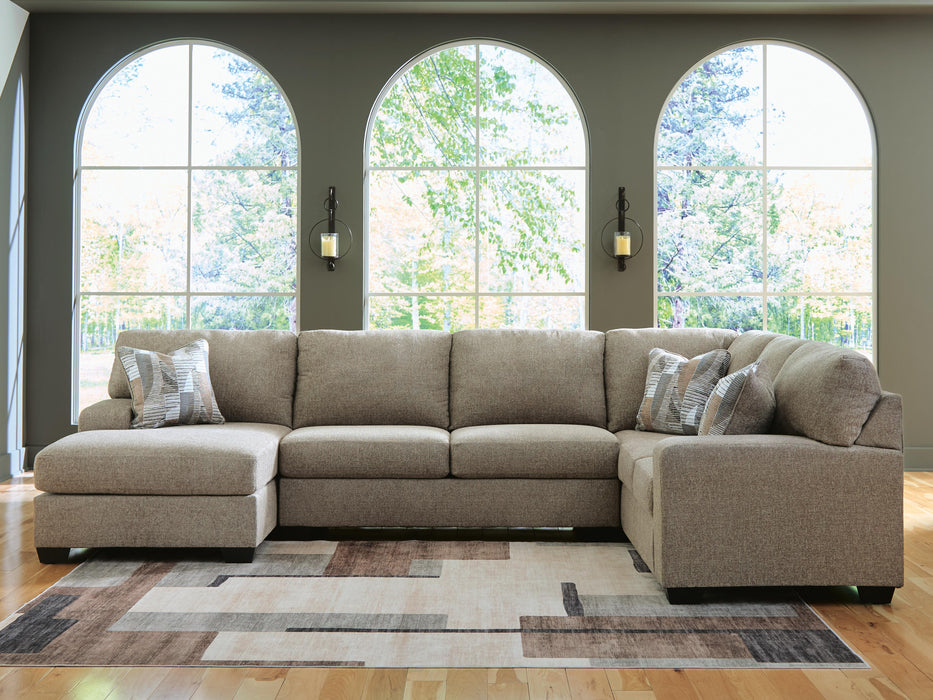 Newellen Sectional with Chaise - Furniture Stars (Chicago, IL)