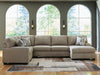 Newellen Sectional with Chaise - Furniture Stars (Chicago, IL)