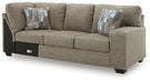 Newellen Sleeper Sectional with Chaise - Furniture Stars (Chicago, IL)