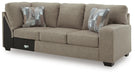 Newellen Sectional with Chaise - Furniture Stars (Chicago, IL)