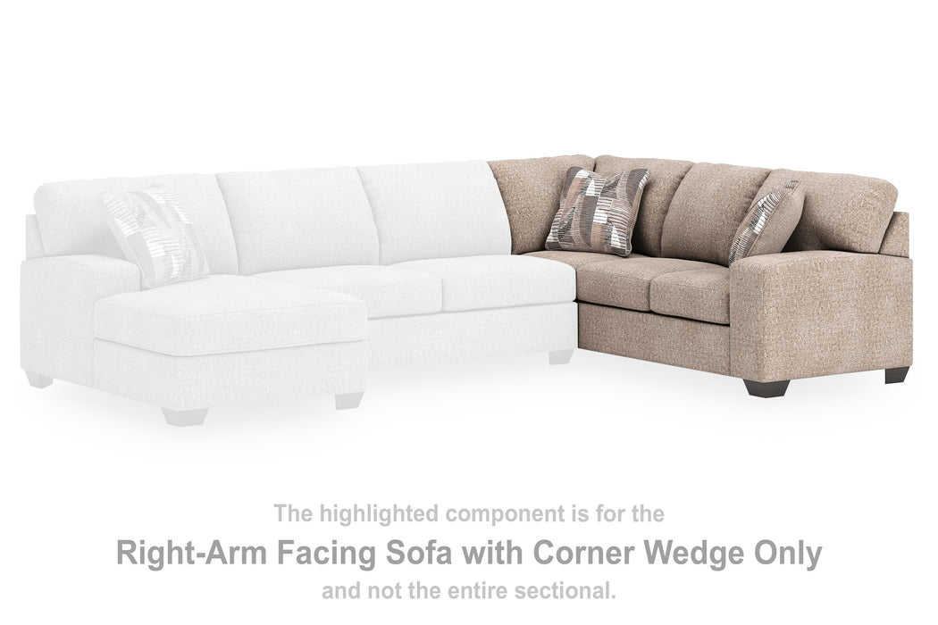 Newellen Sectional with Chaise - Furniture Stars (Chicago, IL)