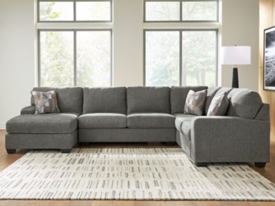 Clarington Sectional with Chaise - Furniture Stars (Chicago, IL)