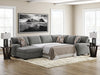 Clarington Sleeper Sectional with Chaise - Furniture Stars (Chicago, IL)