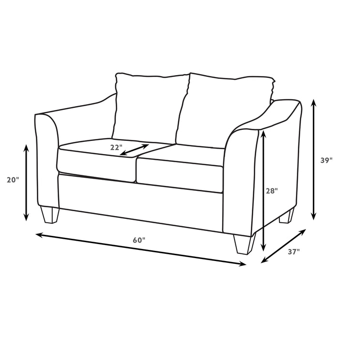 Salizar Loveseat - Furniture Stars (Chicago, IL)