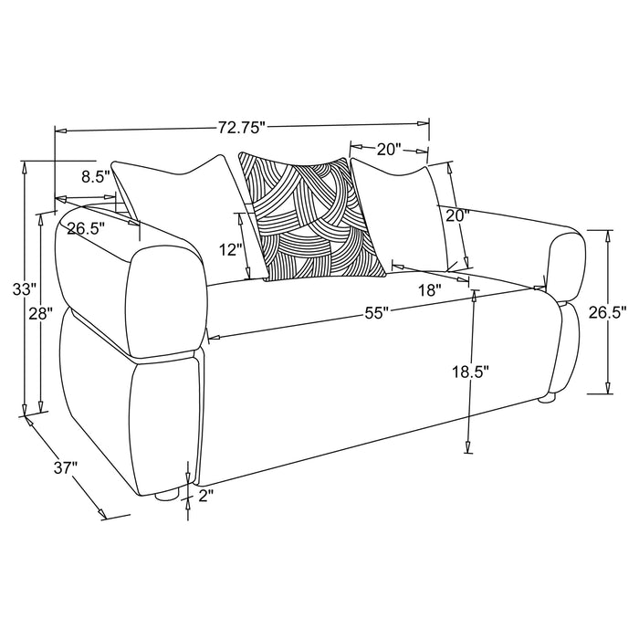 Jeanette Sofa Set - Furniture Stars (Chicago, IL)