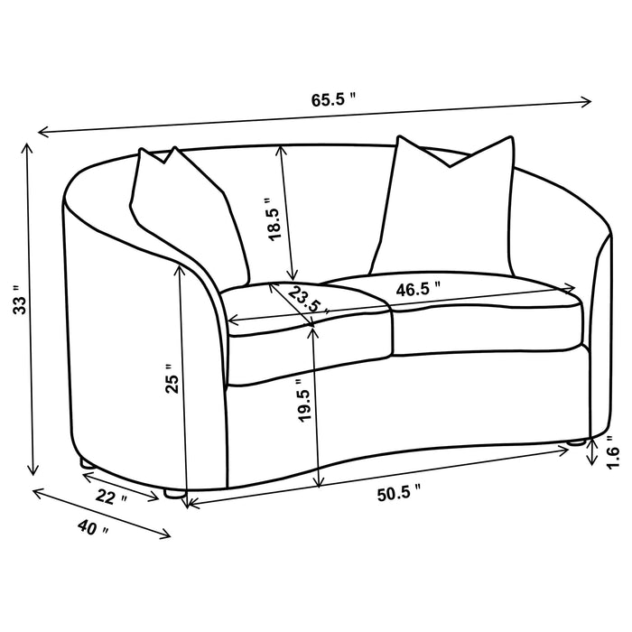 Rainn Loveseat - Furniture Stars (Chicago, IL)