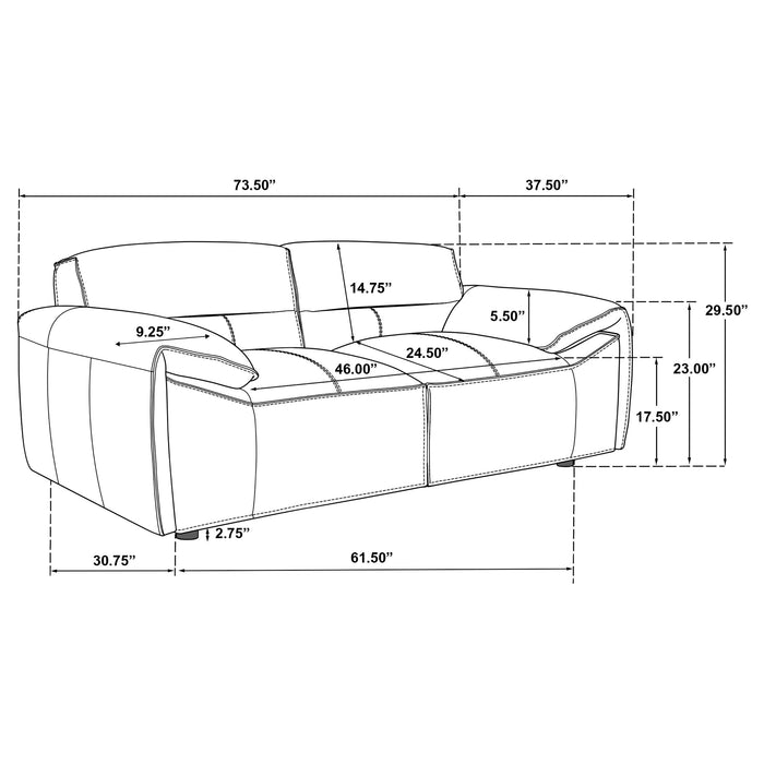 Buxton Loveseat - Furniture Stars (Chicago, IL)