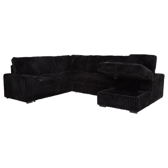 Devonshire Pull-Out Sleeper Sectional Sofa - Furniture Stars (Chicago, IL)