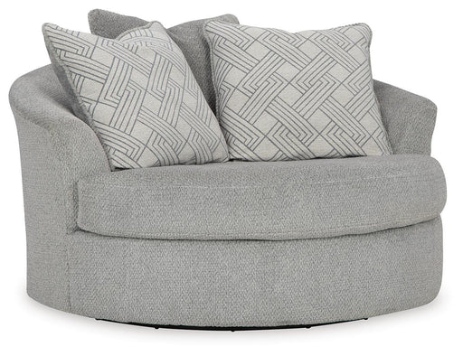 Casselbury Oversized Swivel Accent Chair - Furniture Stars (Chicago, IL)